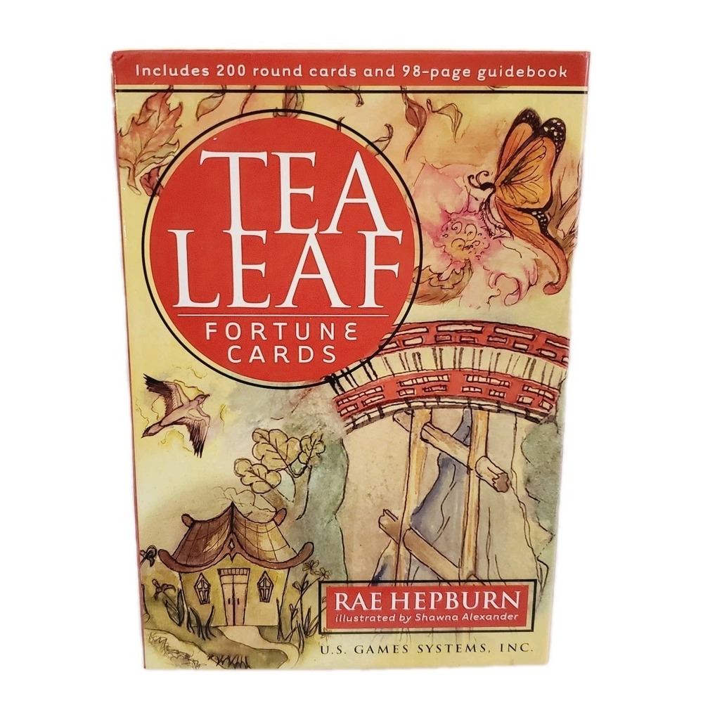 Tea Leaf Fortune Cards  200 Cards & Guide book Rae Hepburn Complete